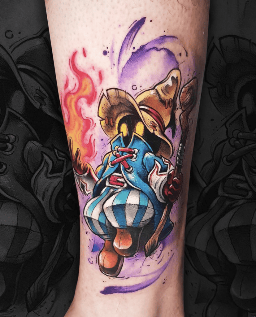 Vivi Ornitier Black Final Fantasy Tattoo