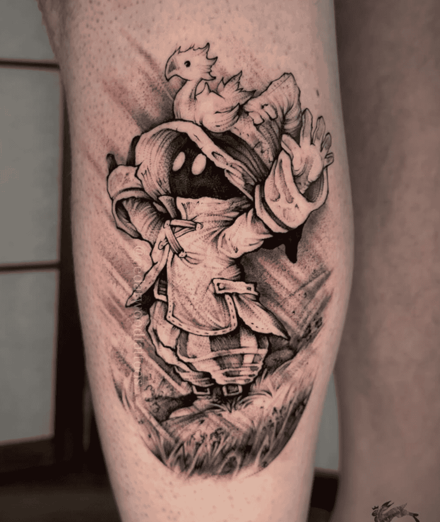 Vivi Ornitier Chocobo Final Fantasy Tattoo