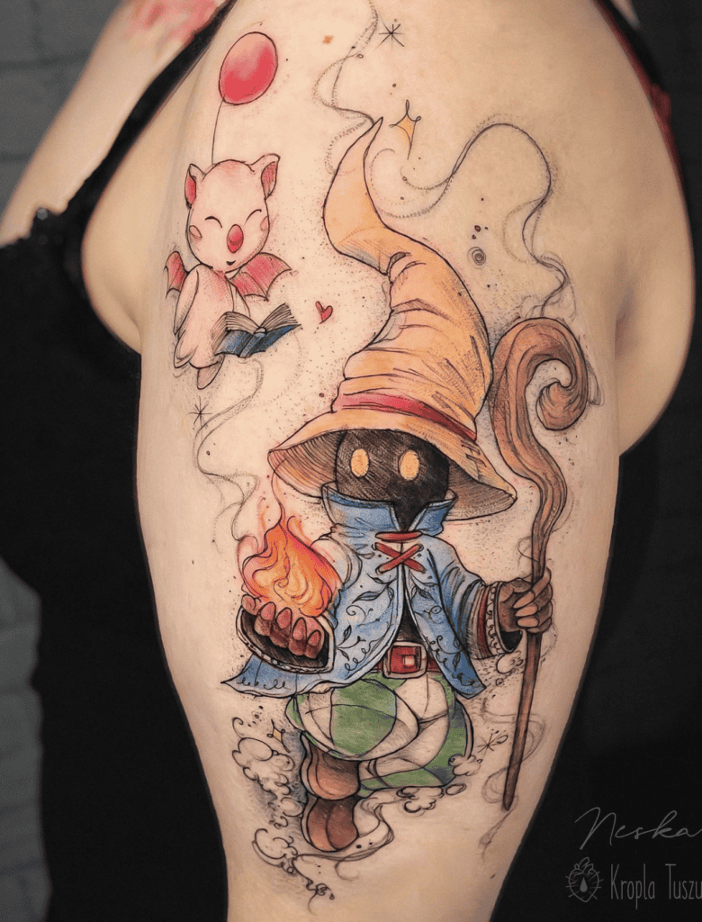 Vivi Ornitier Final Fantasy Tattoo