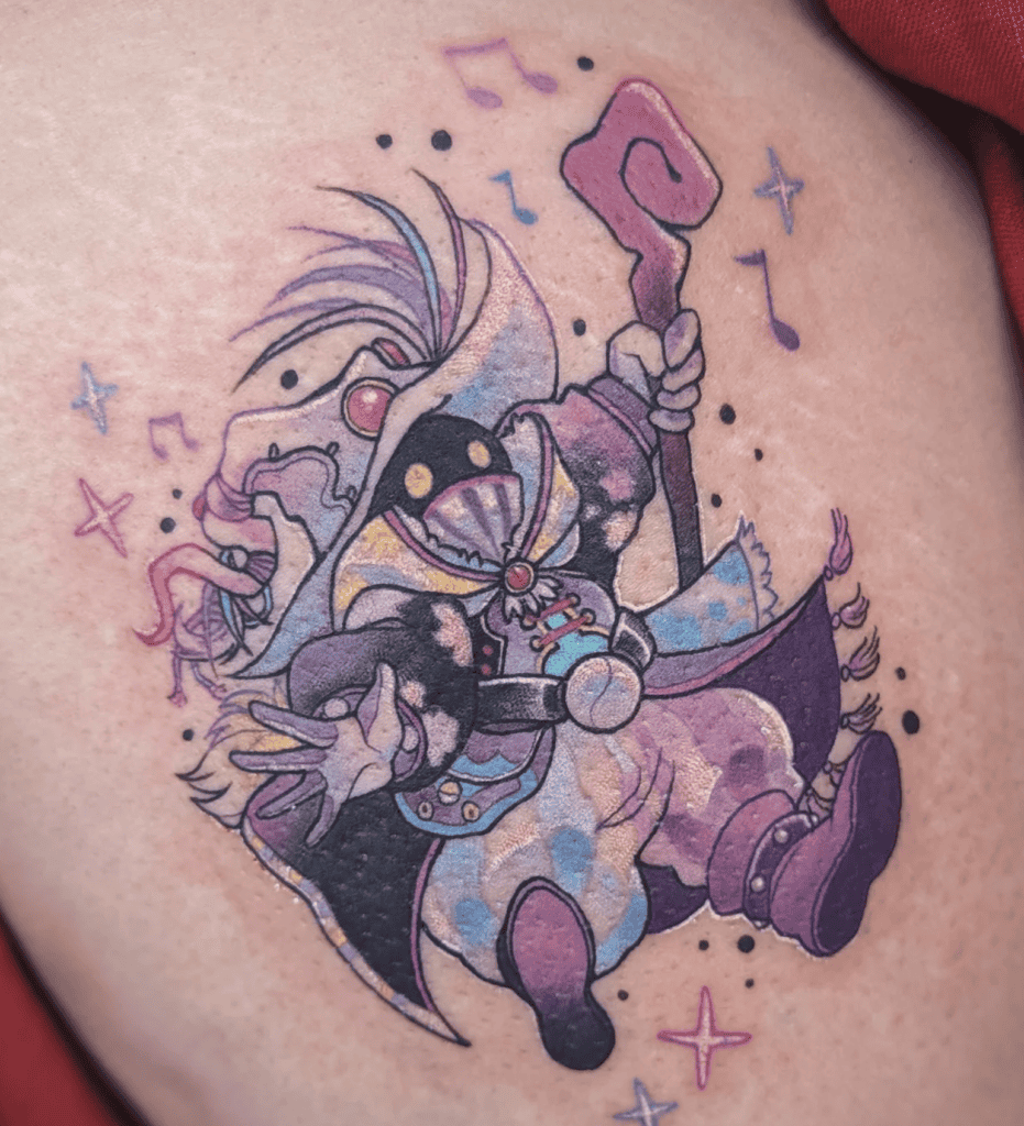 Vivi Ornitier Mage Final Fantasy Tattoo