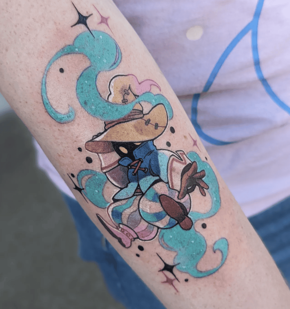 Vivi Ornitier Magic Final Fantasy Tattoo