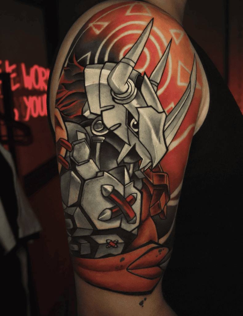 WarGreymon Digimon Tattoo