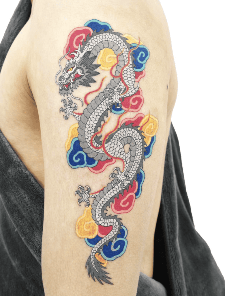 White Dragon Tattoo