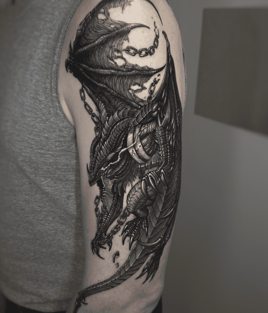 World of Warcraft Deathwing Dragon Tattoo