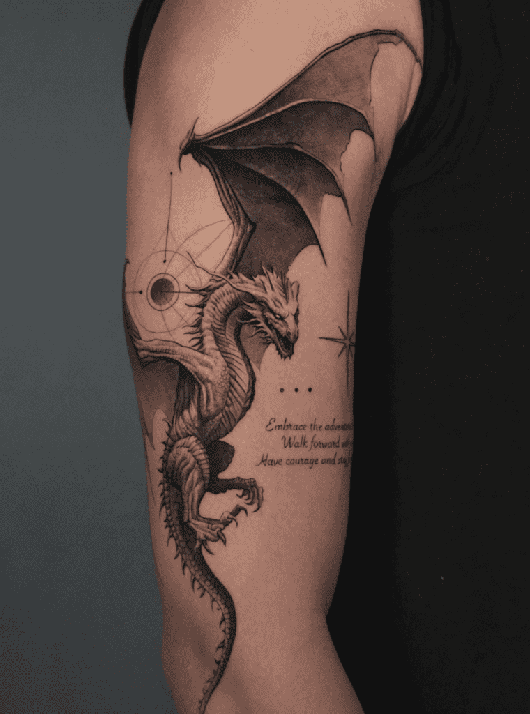 Wyvern Dragon Tattoo