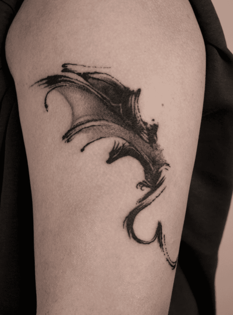 Wyvern Paint Dragon Tattoo