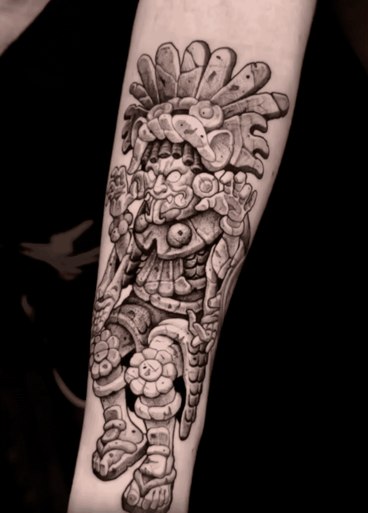 Xipe Totec God Aztec Mythology Tattoo
