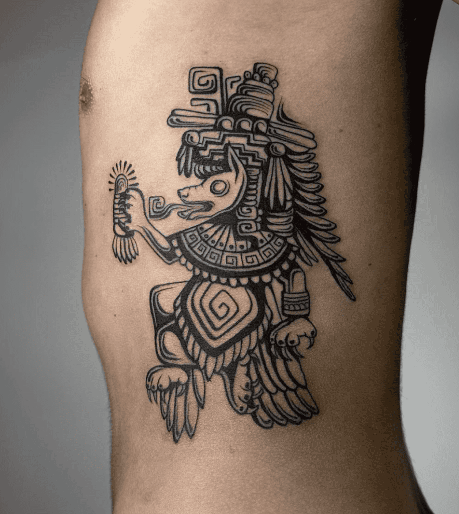 Xolotl Aztec Mythology Tattoo