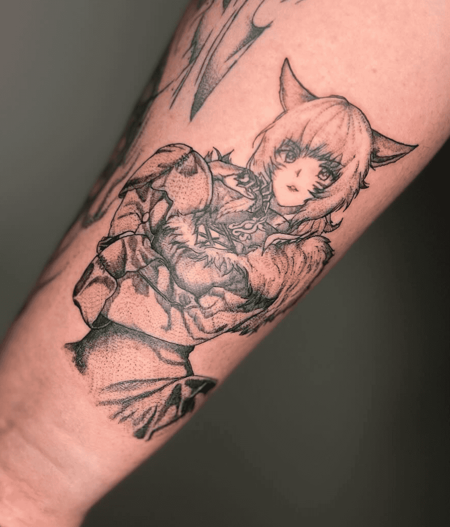Y'shtola Rhul Small Final Fantasy Tattoo