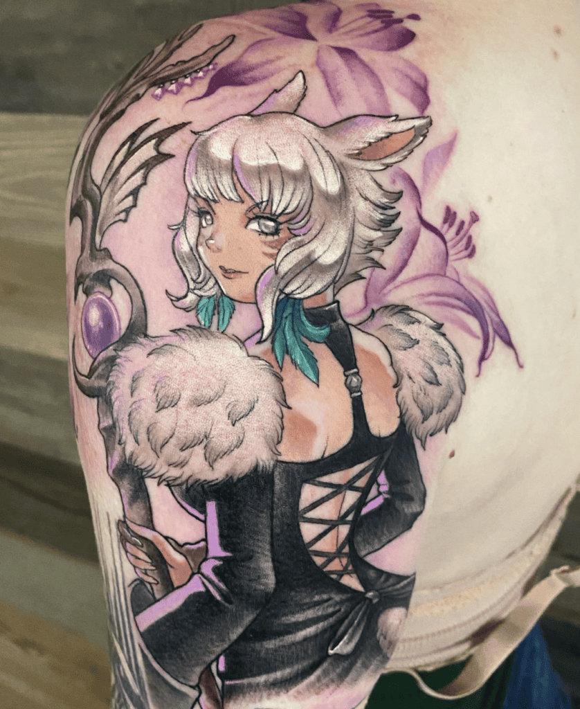 Y'shtola Rhul Smile Final Fantasy Tattoo