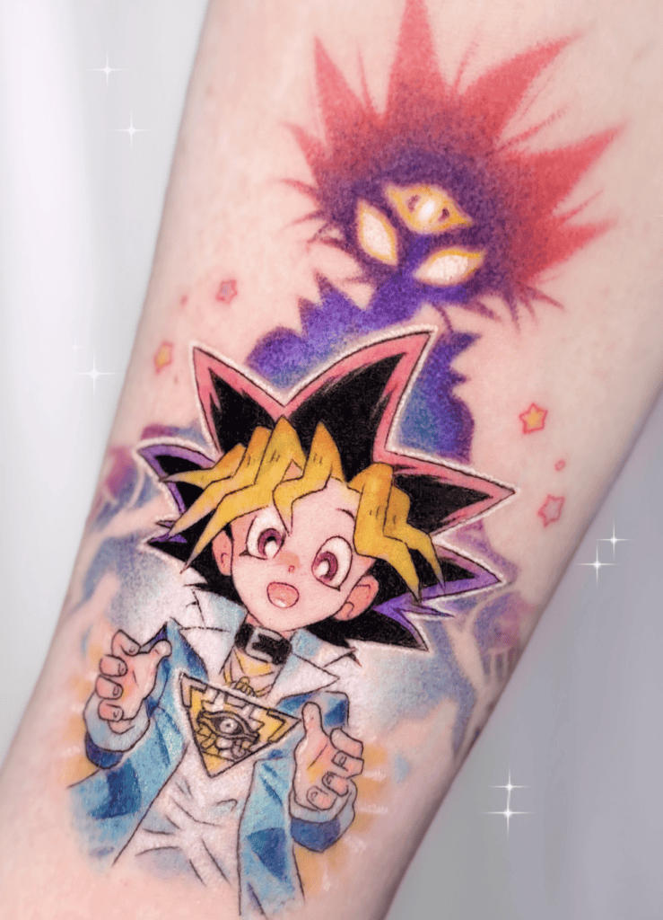 Yugi Muto Puzzle Yu-Gi-Oh! Tattoo