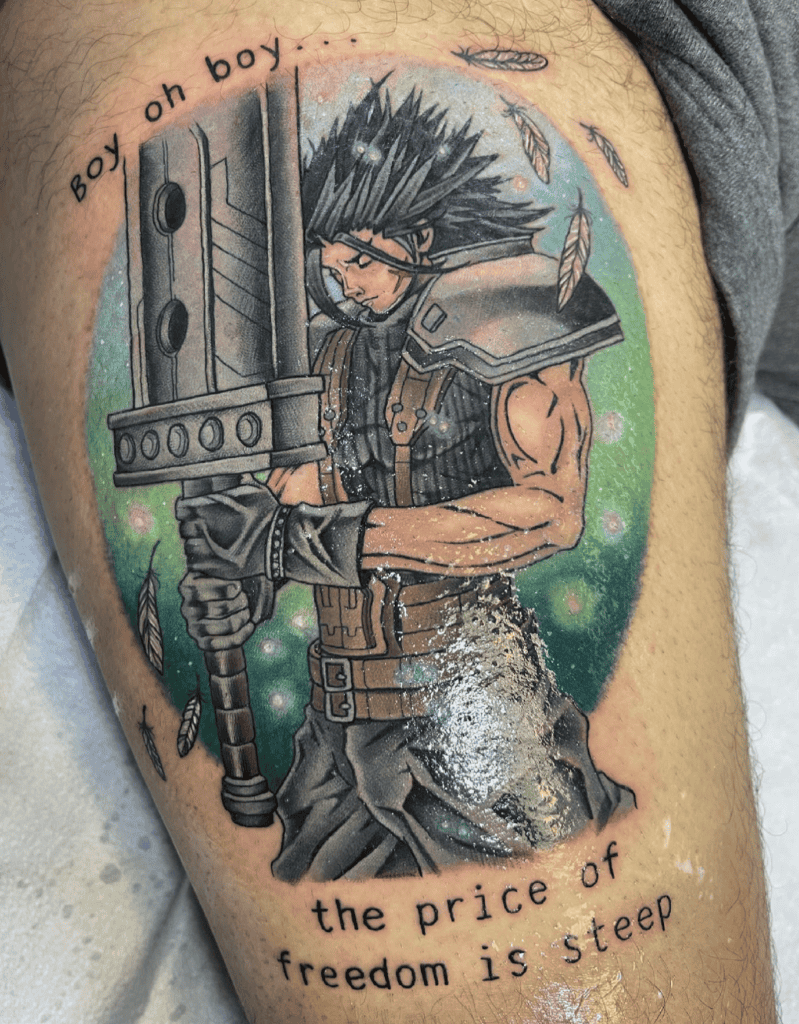 Zack Fair Quote Final Fantasy Tattoo