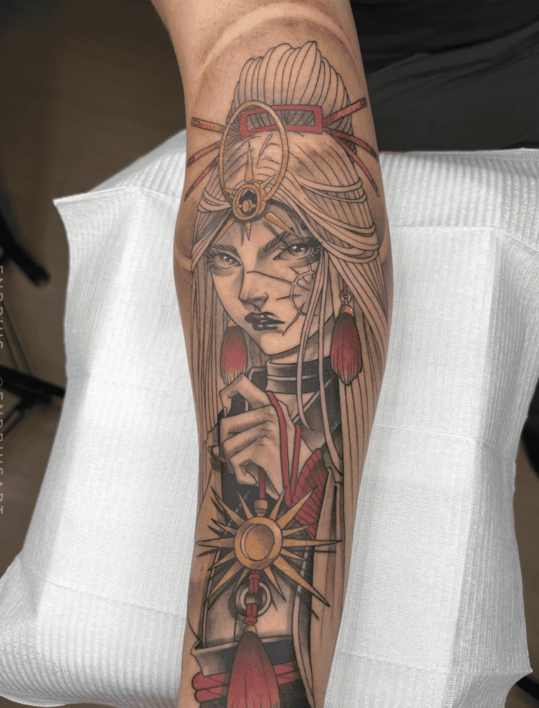 Amaterasu Ōmikami Diety Japanese Mythology Tattoo