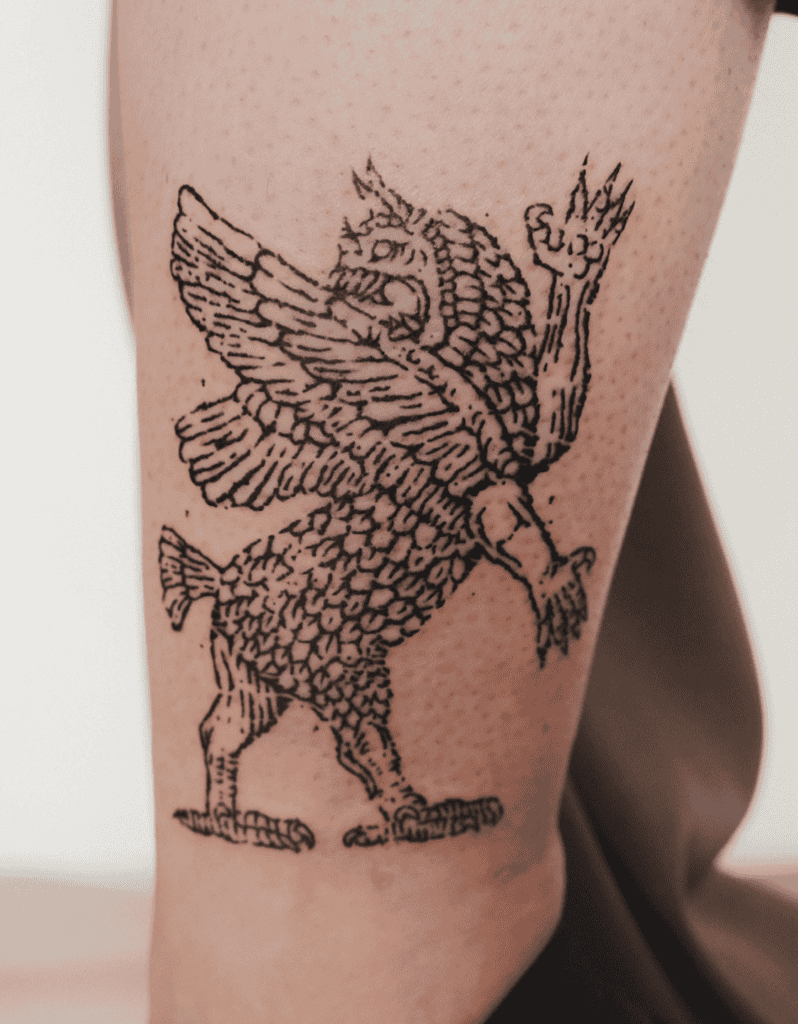 Anzu Mesopotamian Mythology Tattoo