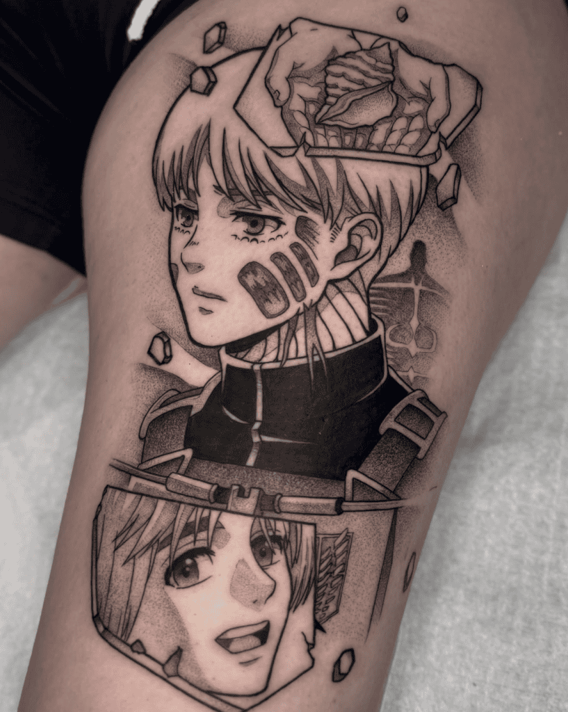 Armin Arlert Attack on Titan Tattoo