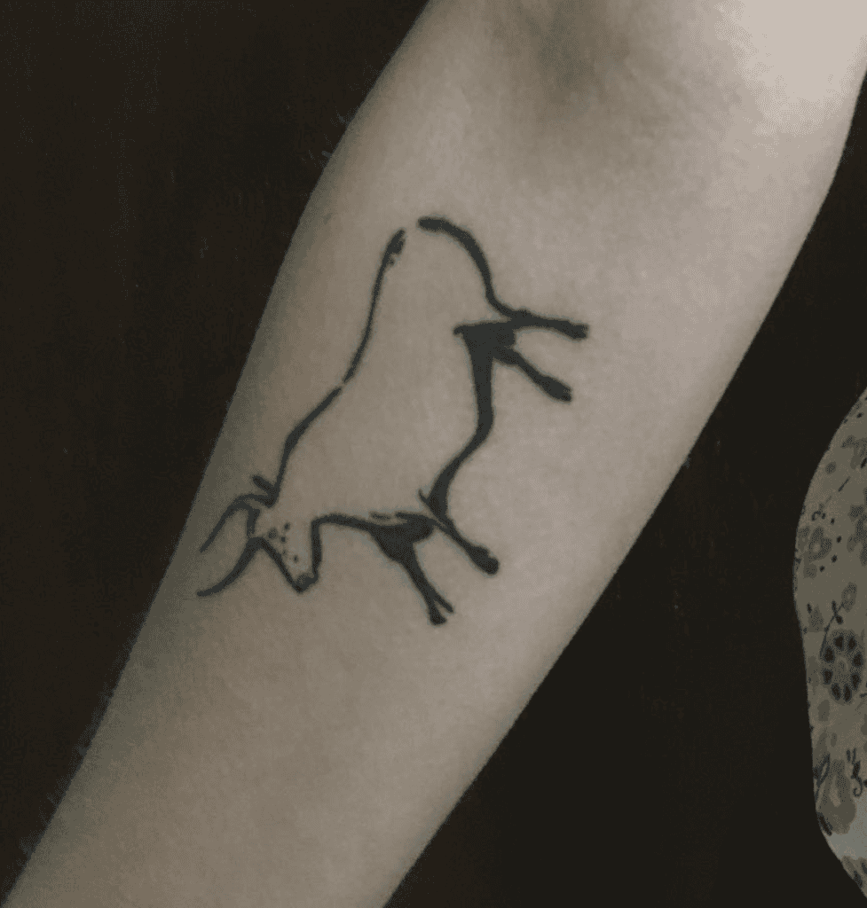 Aurochs Cave Bovine Tattoo