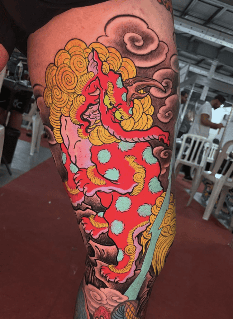 Baku Red Irezumi Tattoo