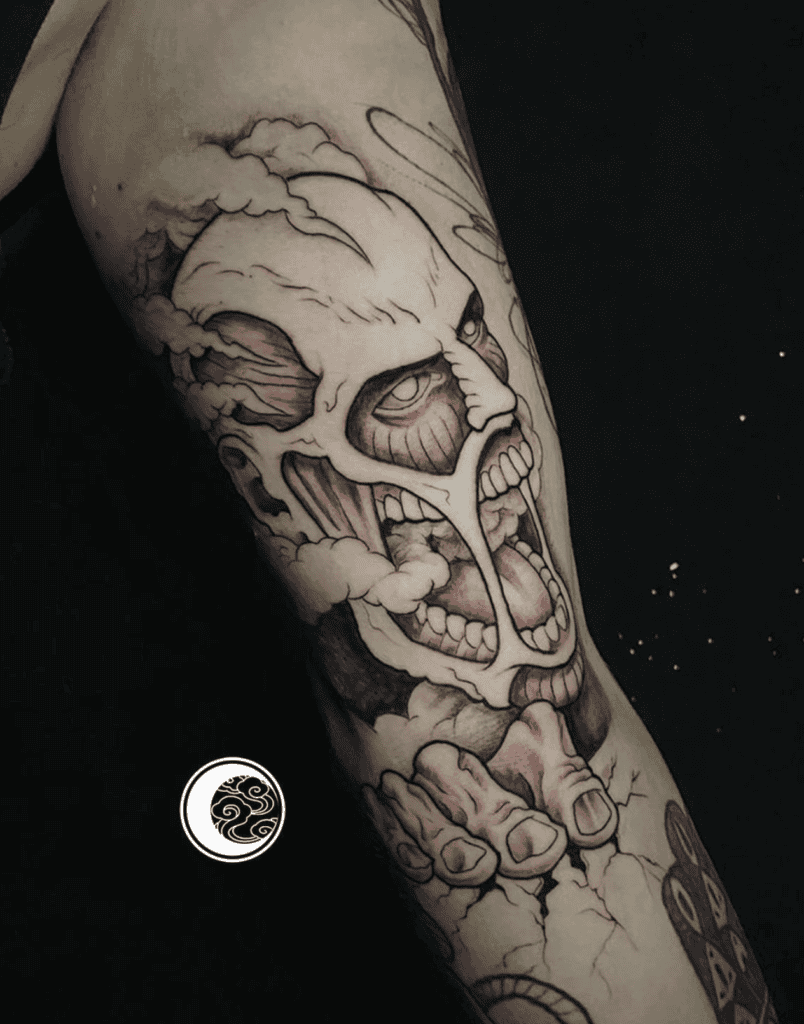 Bertholdt Colossal Titan Attack on Titan Tattoo