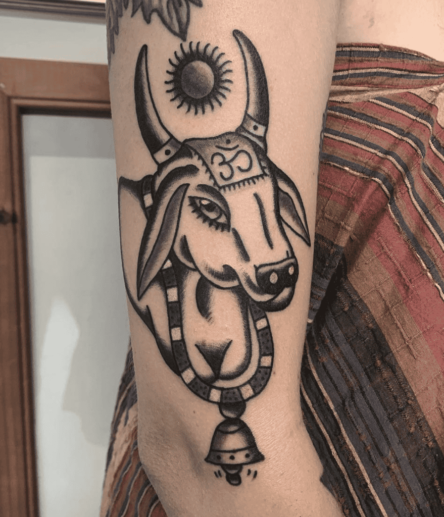 Brahman Cattle Sacred Bovine Tattoo