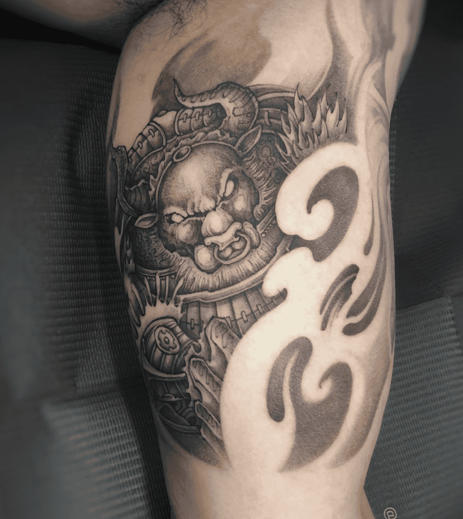 Bull Demon King Bovine Tattoo