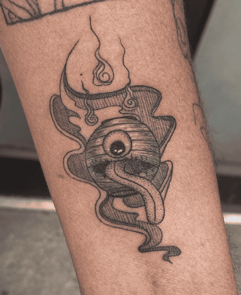 Chōchin-obake Simple Japanese Mythology Tattoo