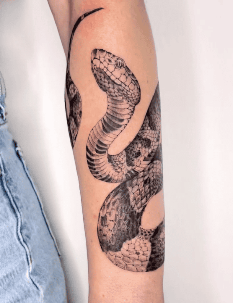 Copperhead Snake Tattoo