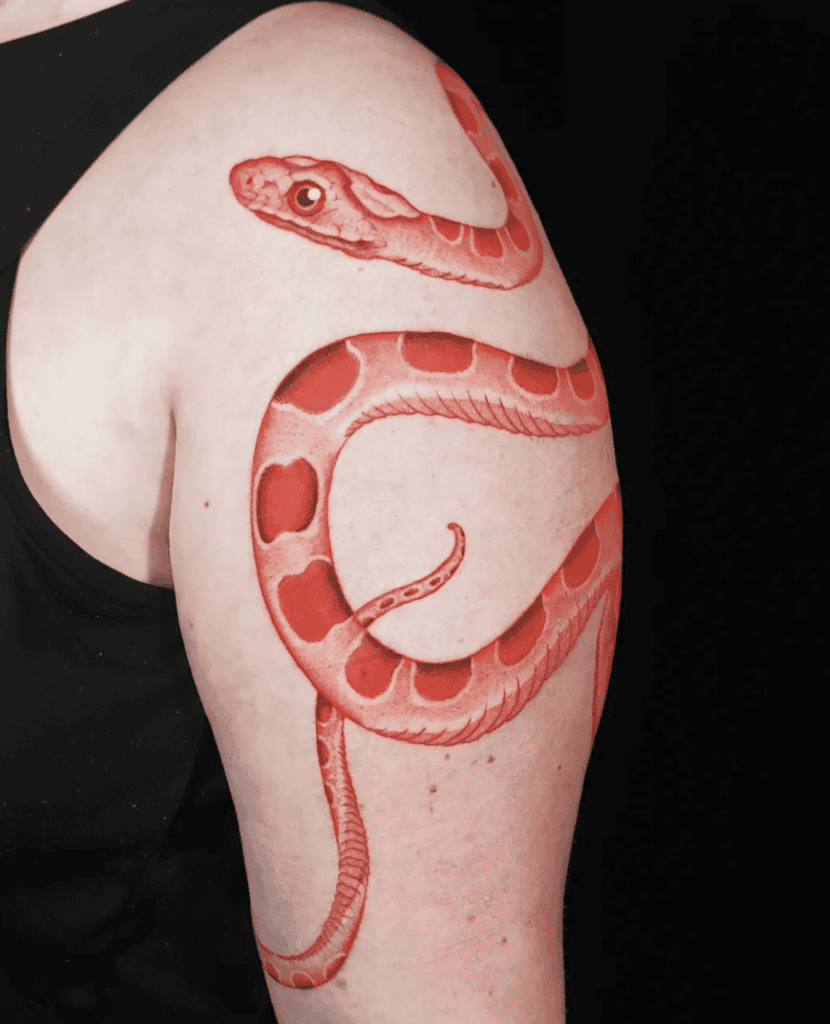 Corn Snake Tattoo