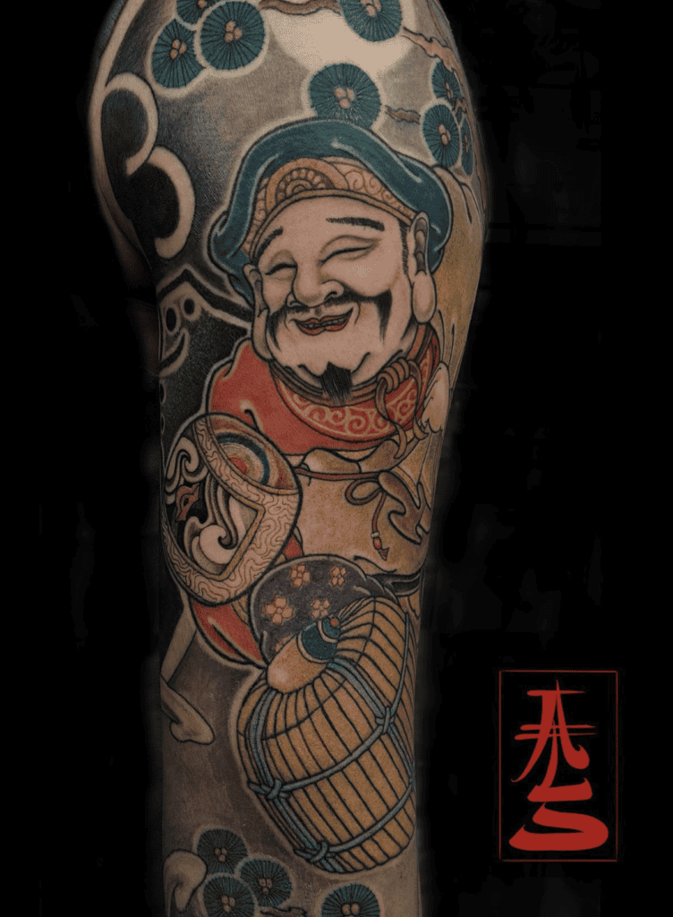 Daikokuten Japanese Mythology Tattoo