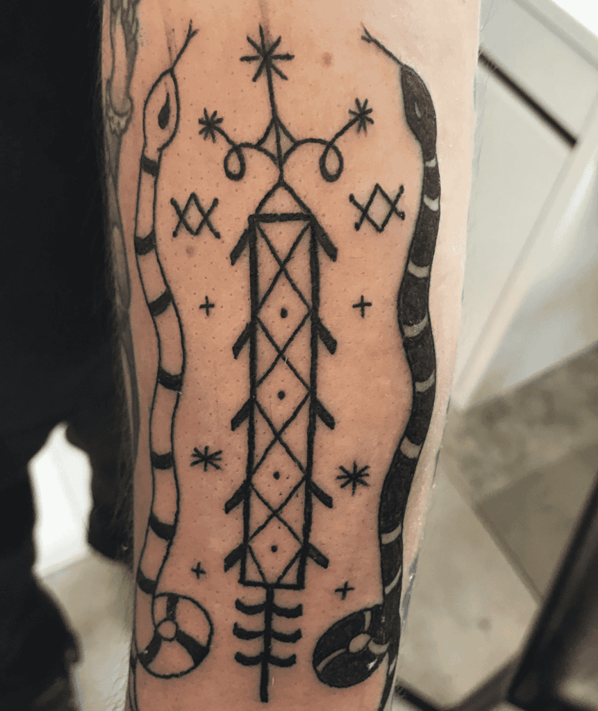 Damballa Snake Tattoo