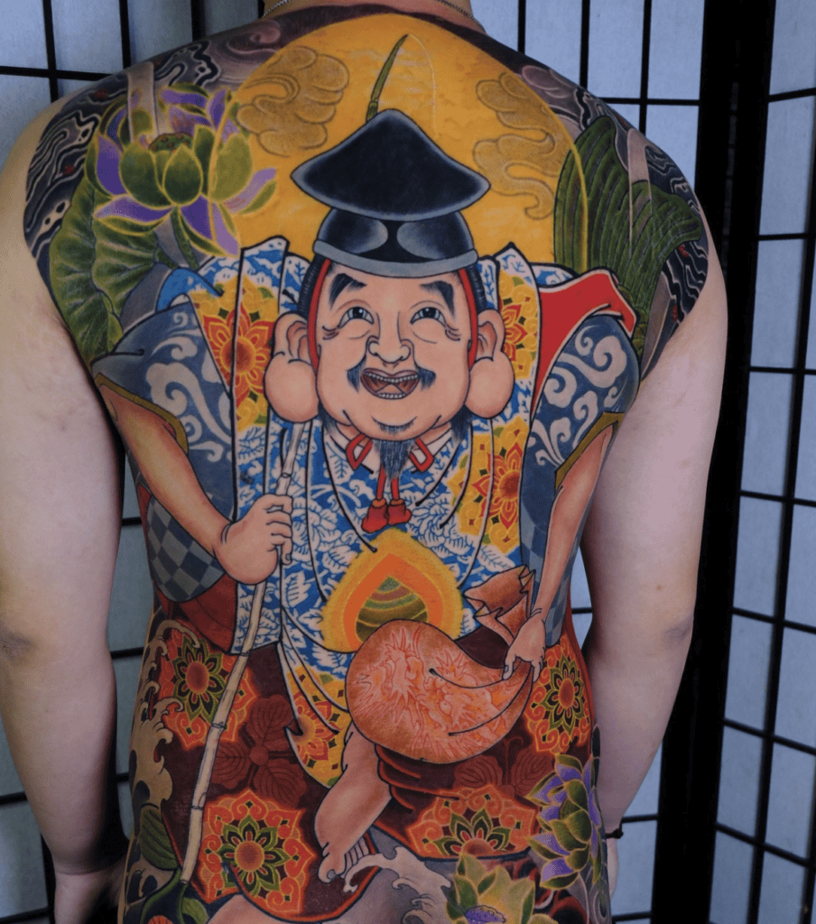 Ebisu Back Irezumi Tattoo