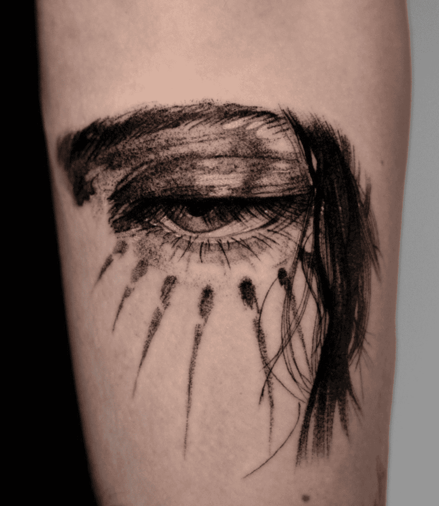 Eren Yeager Eye Attack on Titan Tattoo