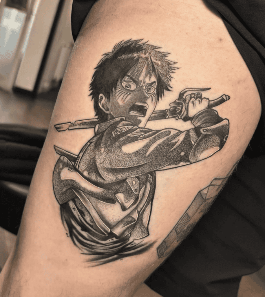 Eren Yeager Young Attack on Titan Tattoo