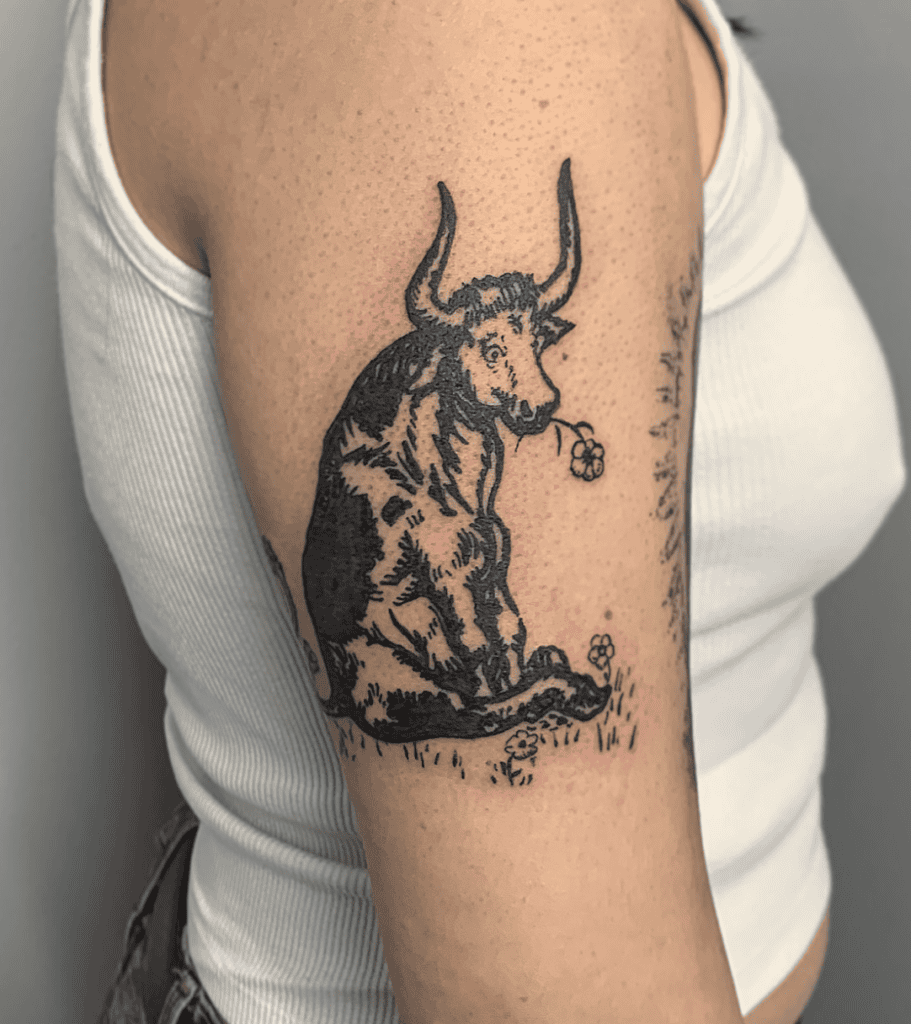 Ferdinand Eating Bovine Tattoo
