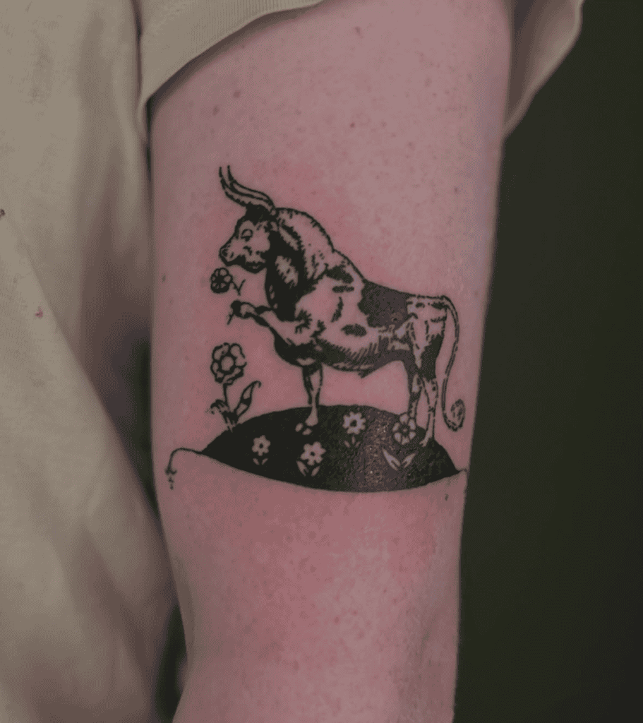 Ferdinand Flowers Bovine Tattoo