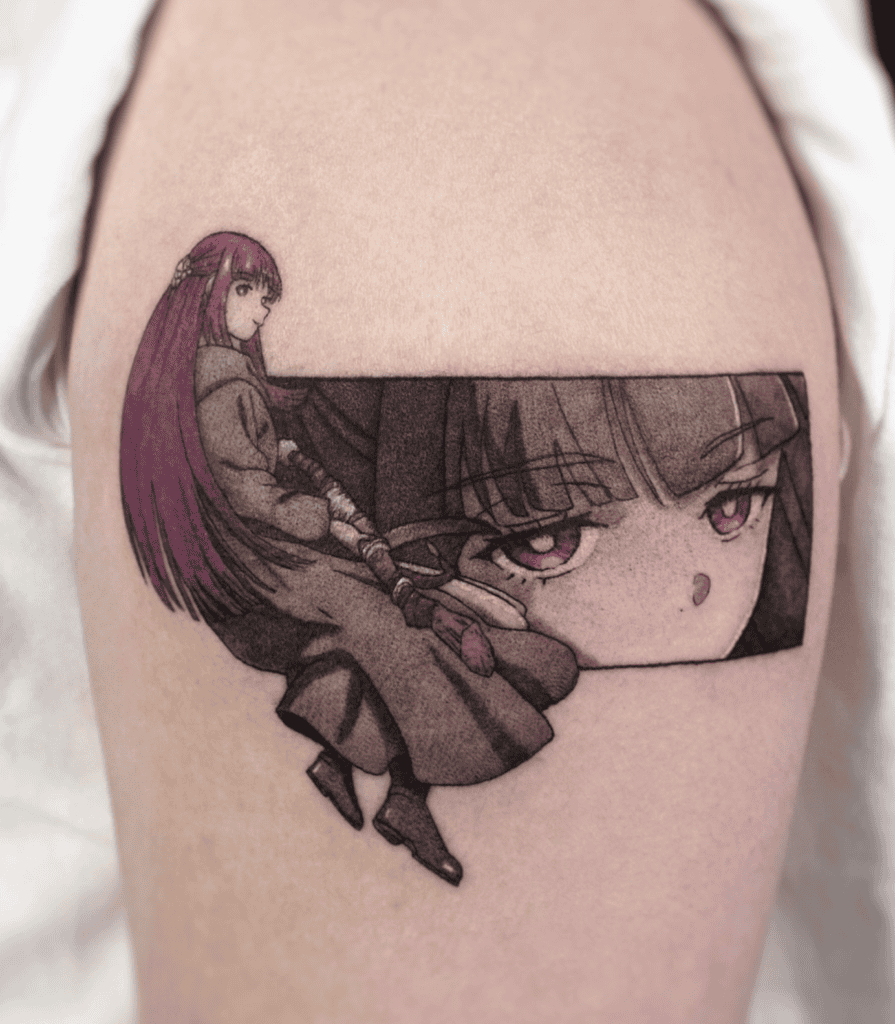 Fern Frame Frieren Tattoo