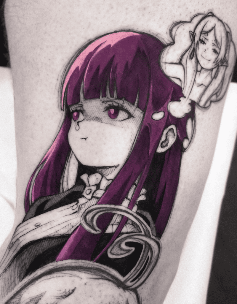 Fern Pout Frieren Tattoo