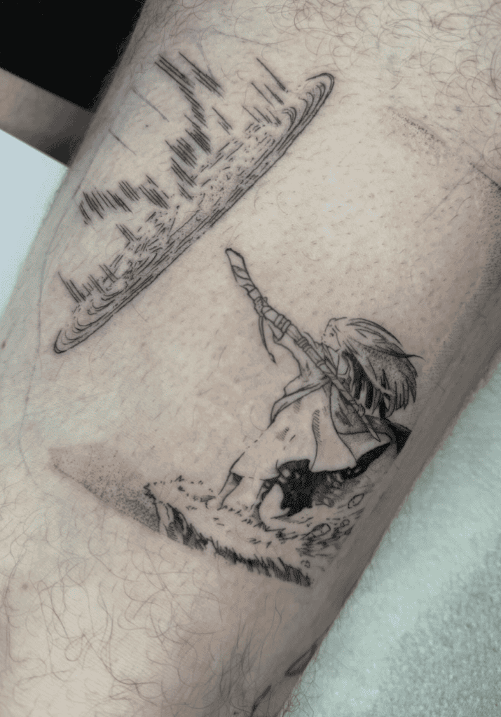 Fern Power Frieren Tattoo
