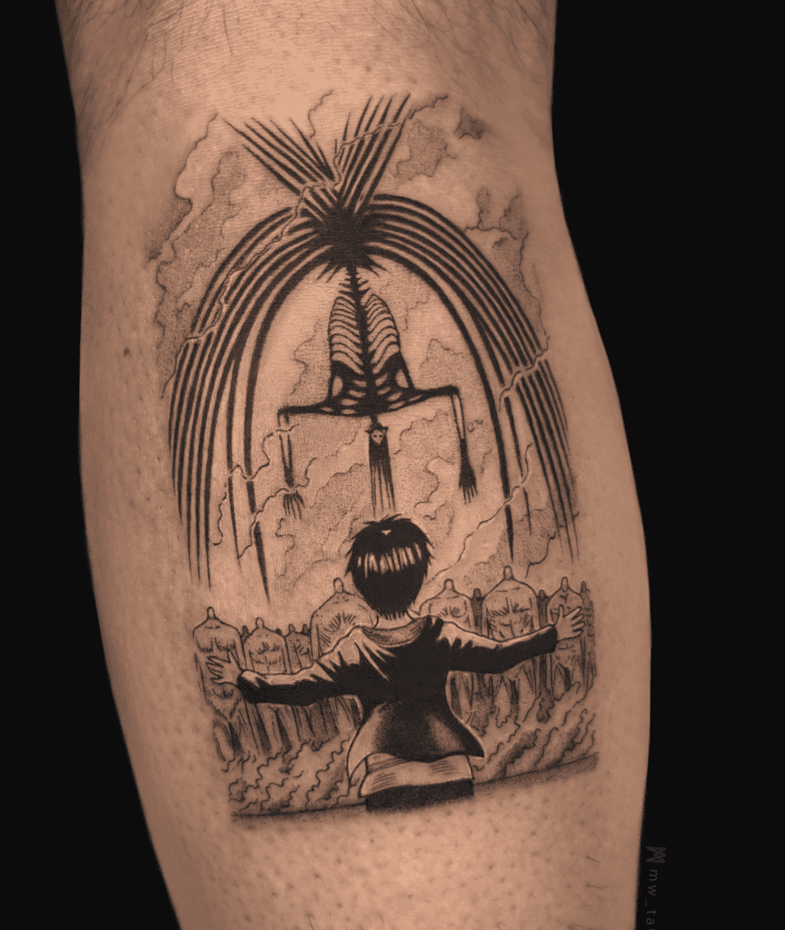 Founding Titan Frame Attack on Titan Tattoo