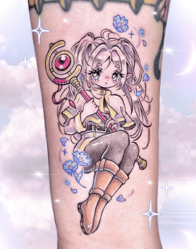 Frieren Cute Tattoo