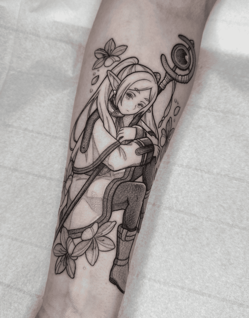 Frieren Simple Tattoo