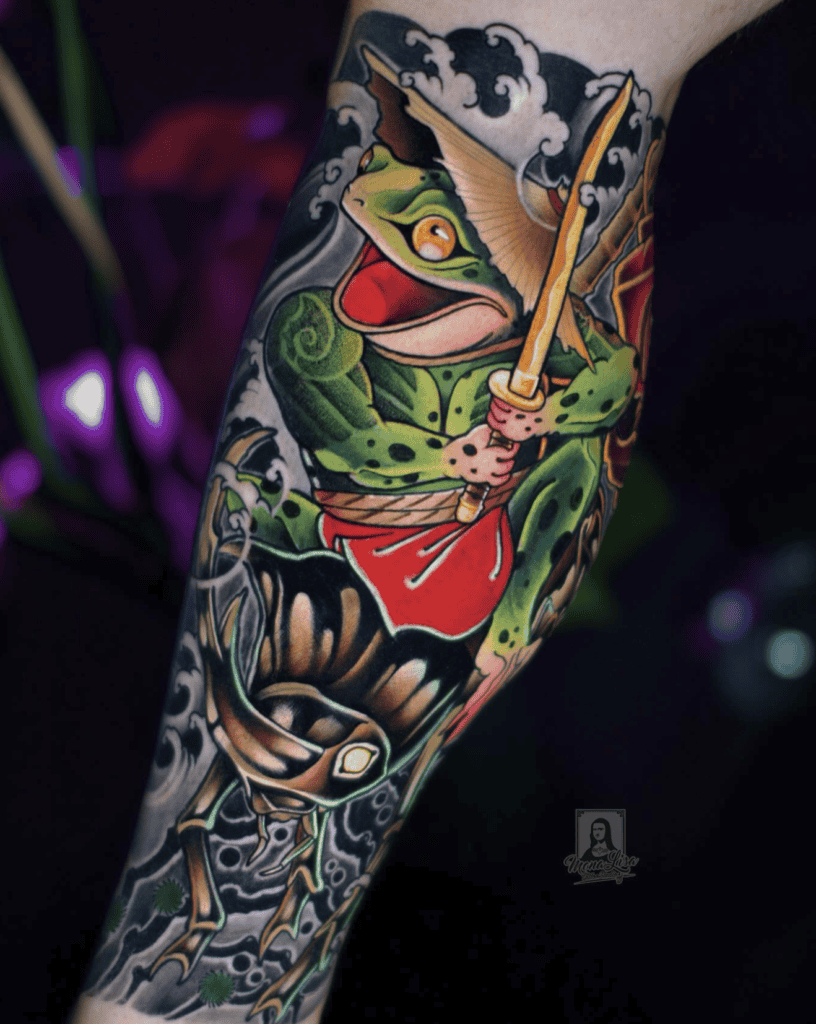 Frog Irezumi Tattoo