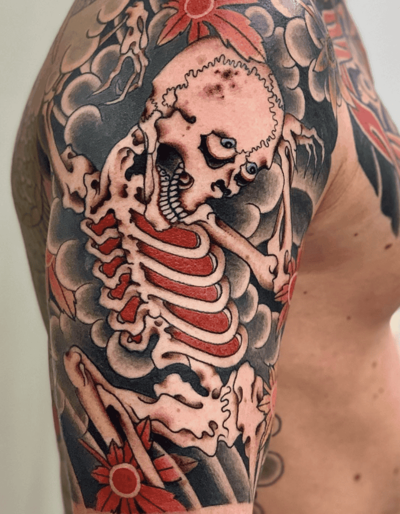 Gashadokuro Eyes Irezumi Tattoo