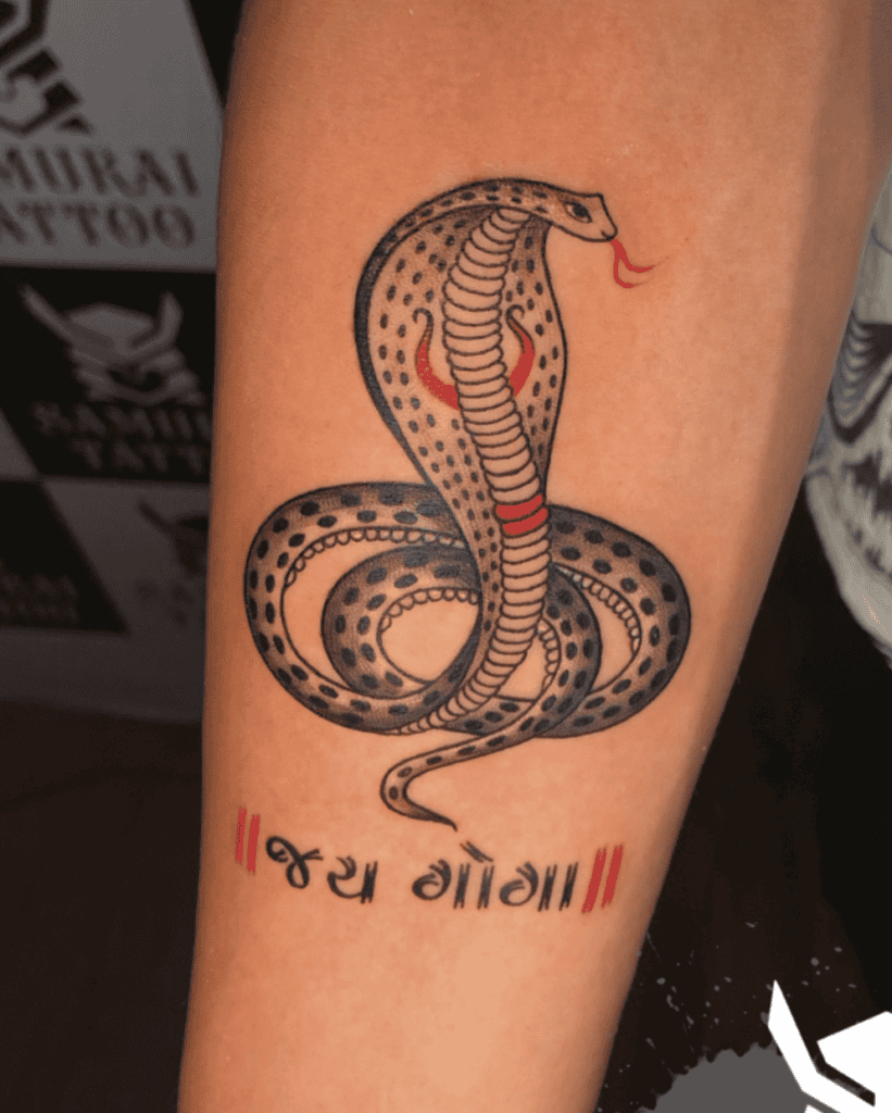Goga Maharaj Alt Snake Tattoo