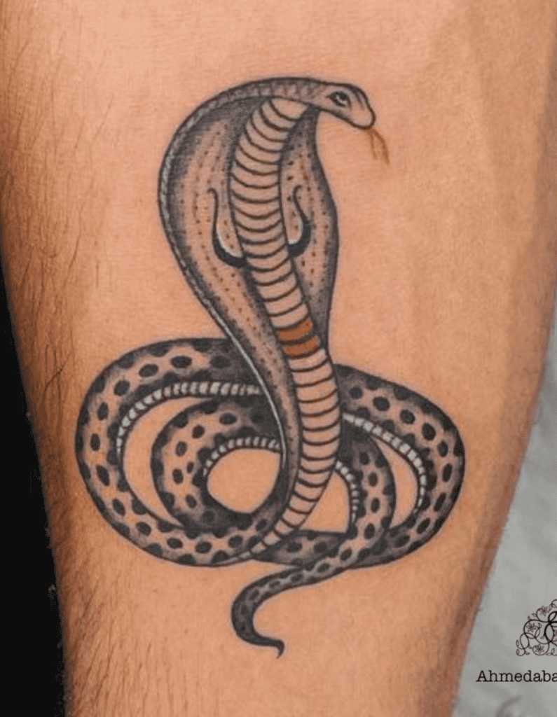 Goga Maharaj Snake Tattoo