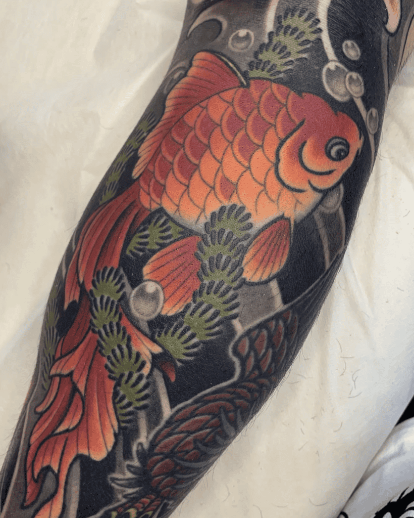 Goldfish Irezumi Tattoo