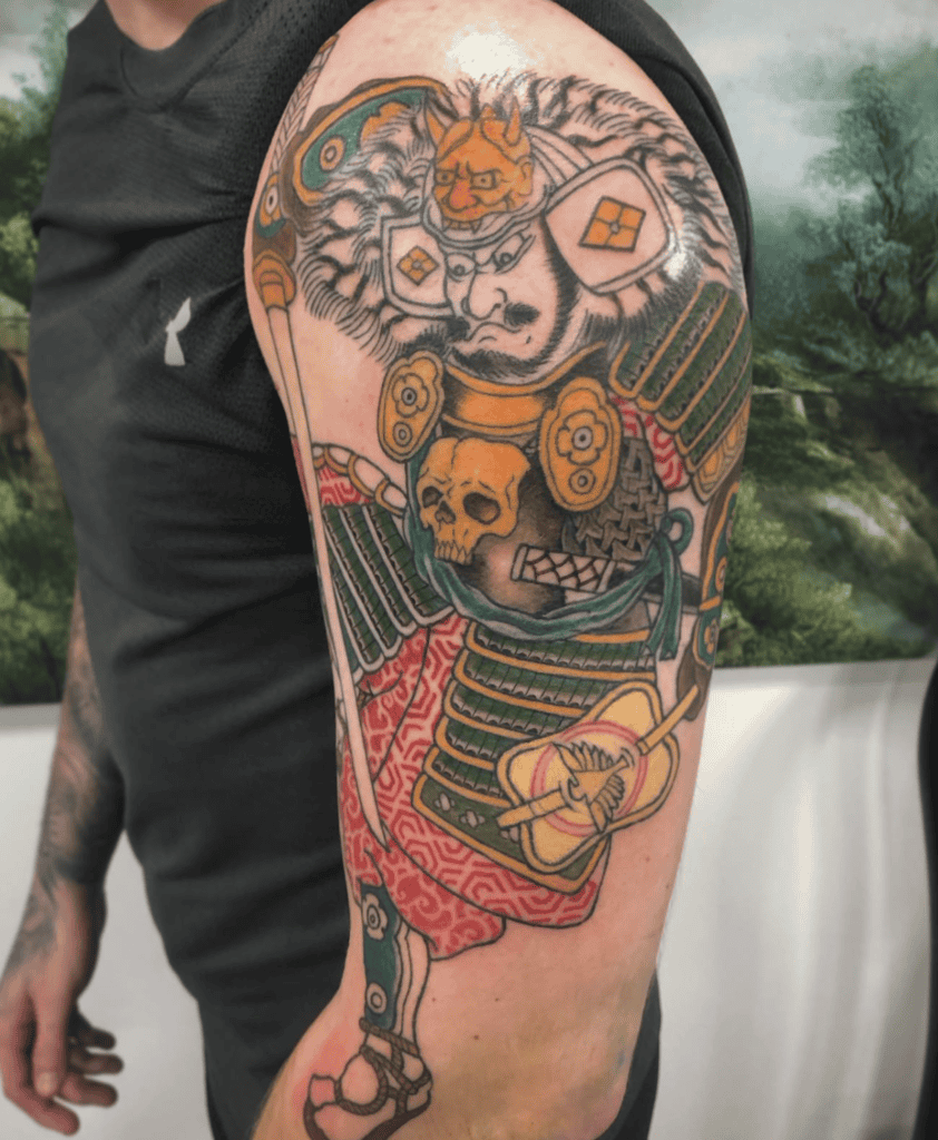 Hachiman God Japanese Mythology Tattoo