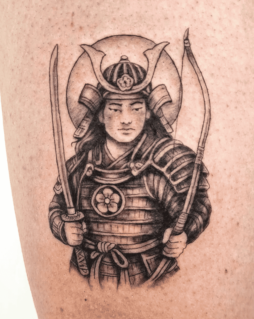 Hachiman Japanese Mythology Tattoo
