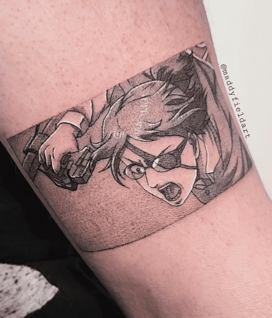 Hange Zoë Frame Attack on Titan Tattoo