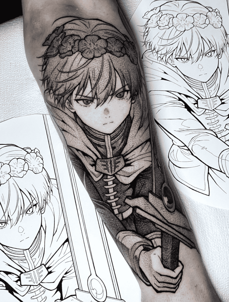 Himmel Action Frieren Tattoo
