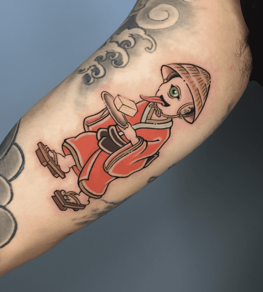 Hitotsume-kozō Japanese Mythology Tattoo